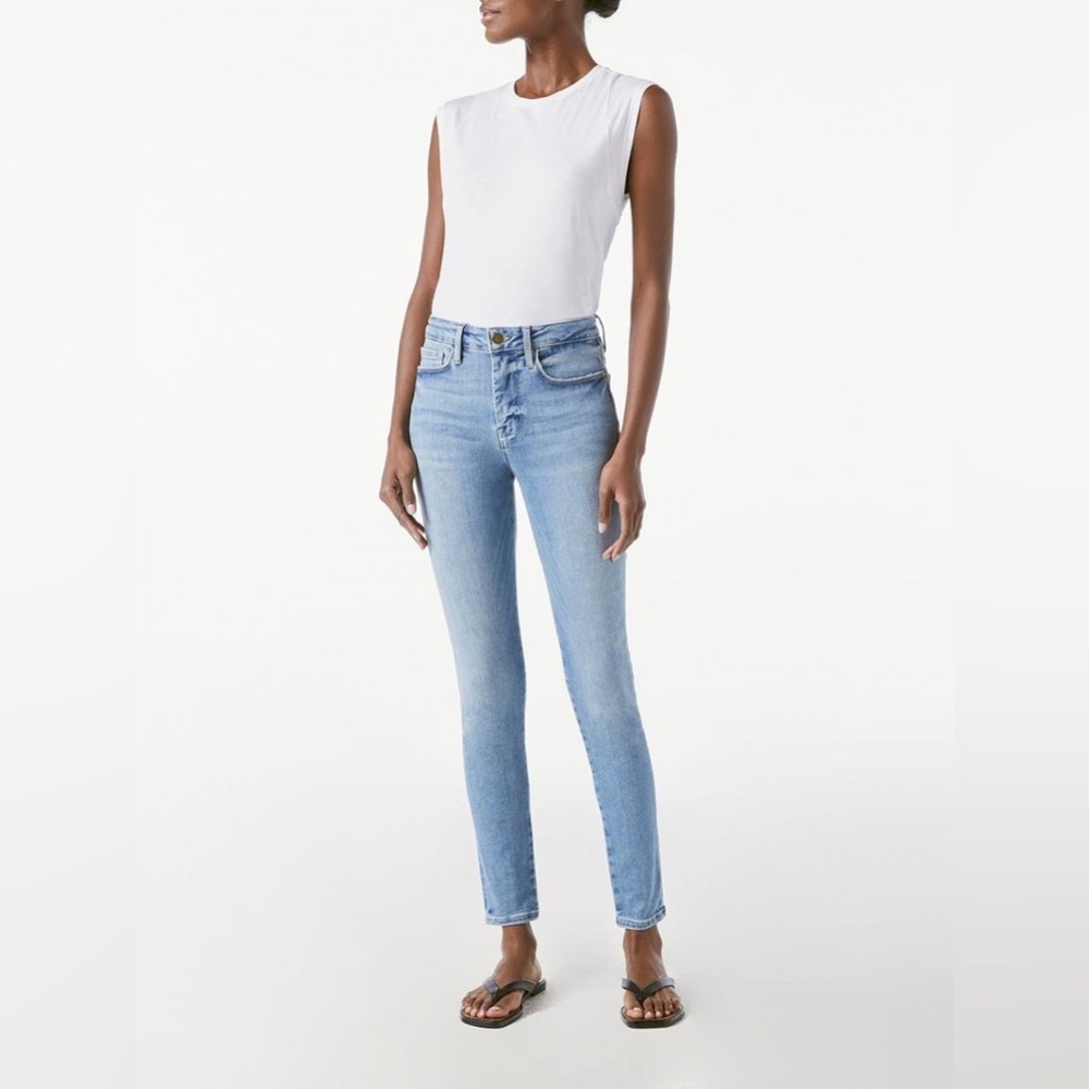 Frame Le One Skinny Mid-Rise skinny fit Jeans Size 2